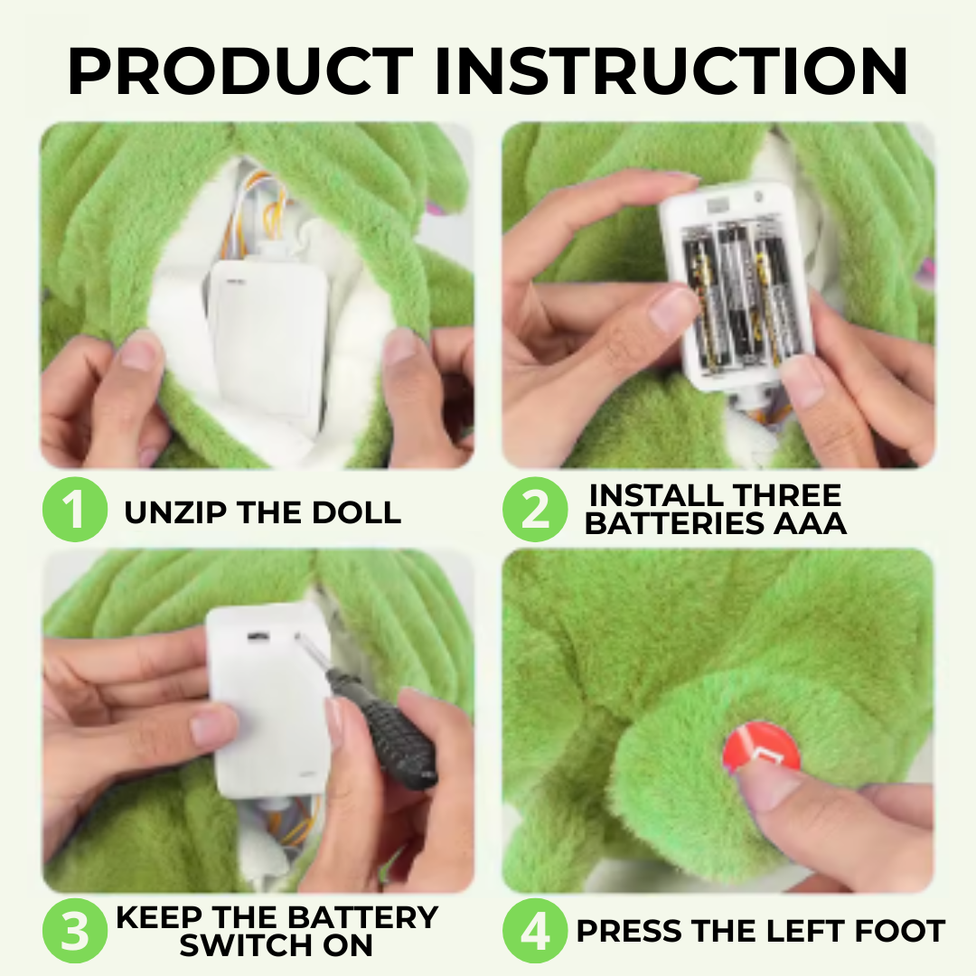 HugGrinch™ Breathing & Soothing Plush