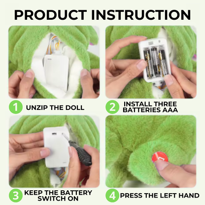 HugGrinch™ Breathing & Soothing Plush